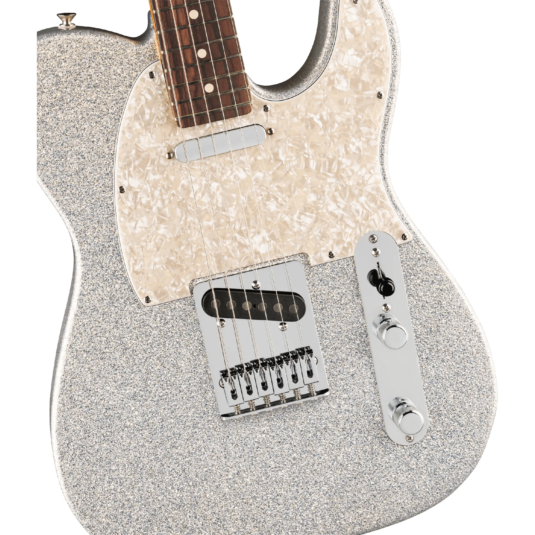 75th Anniversary Player II Sparkle Telecaster Rosewood Fingerboard - Diamond Dust - Image 3