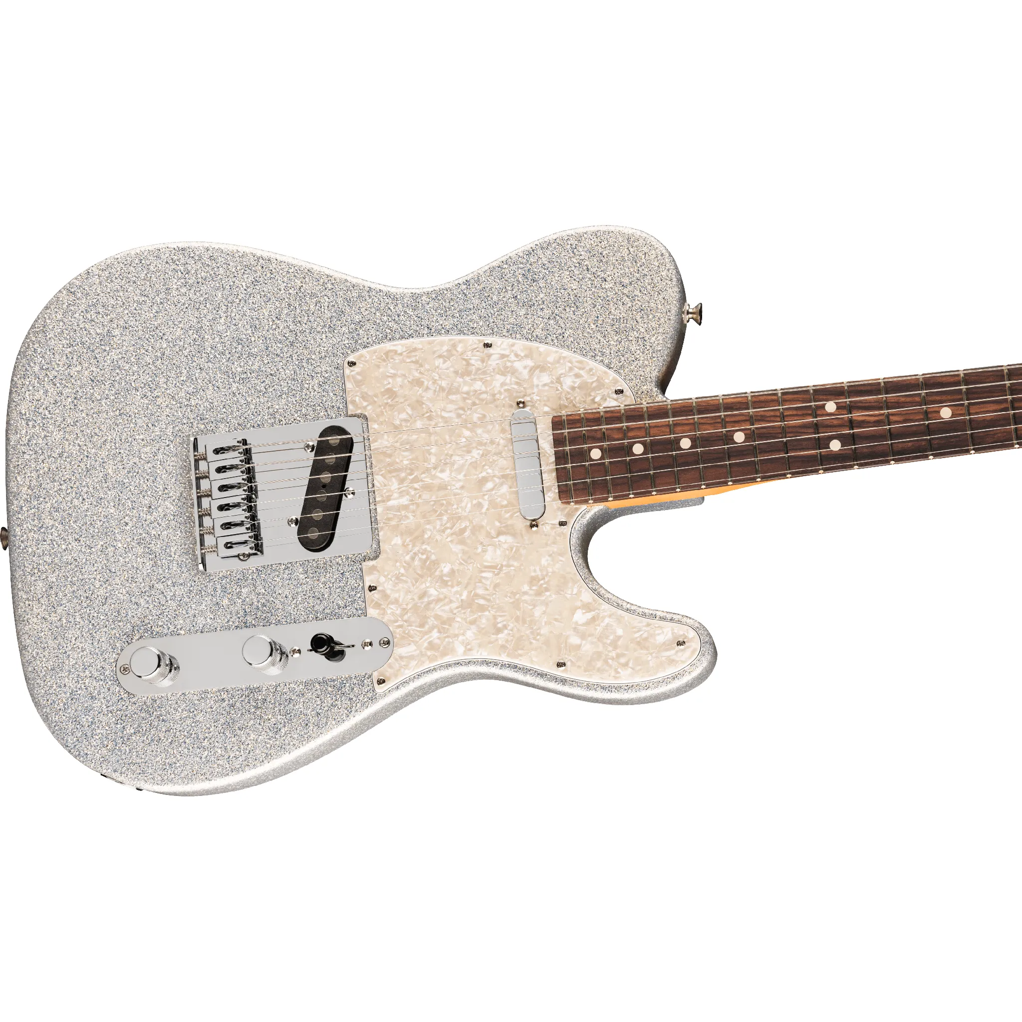 75th Anniversary Player II Sparkle Telecaster Rosewood Fingerboard - Diamond Dust - Image 4