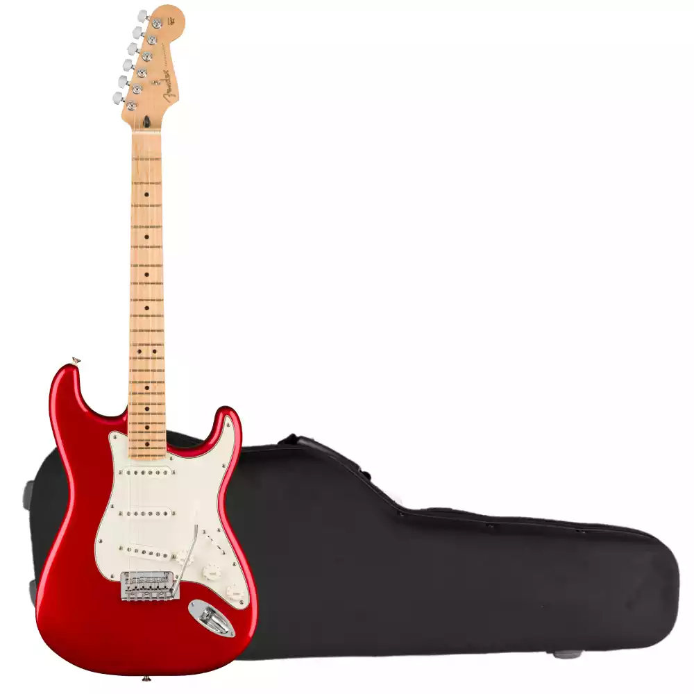 Fender Player Stratocaster Maple Fingerboard Candy Apple Red + Case