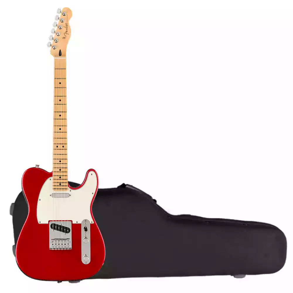 Fender Player Telecaster Maple Fingerboard Candy Apple Red + Case