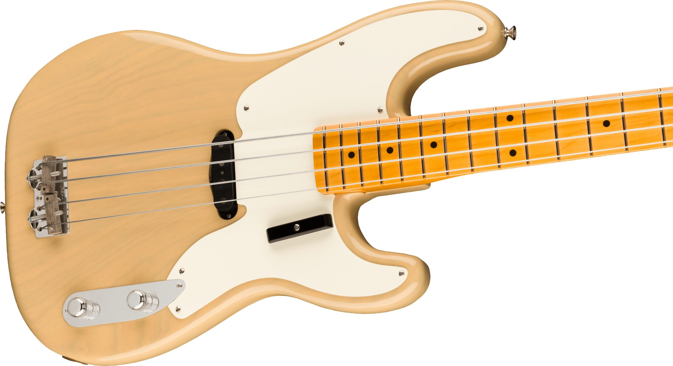 Fender American Vintage II 1954 Precision Bass Maple Fingerboard Vintage Blonde - Image 3