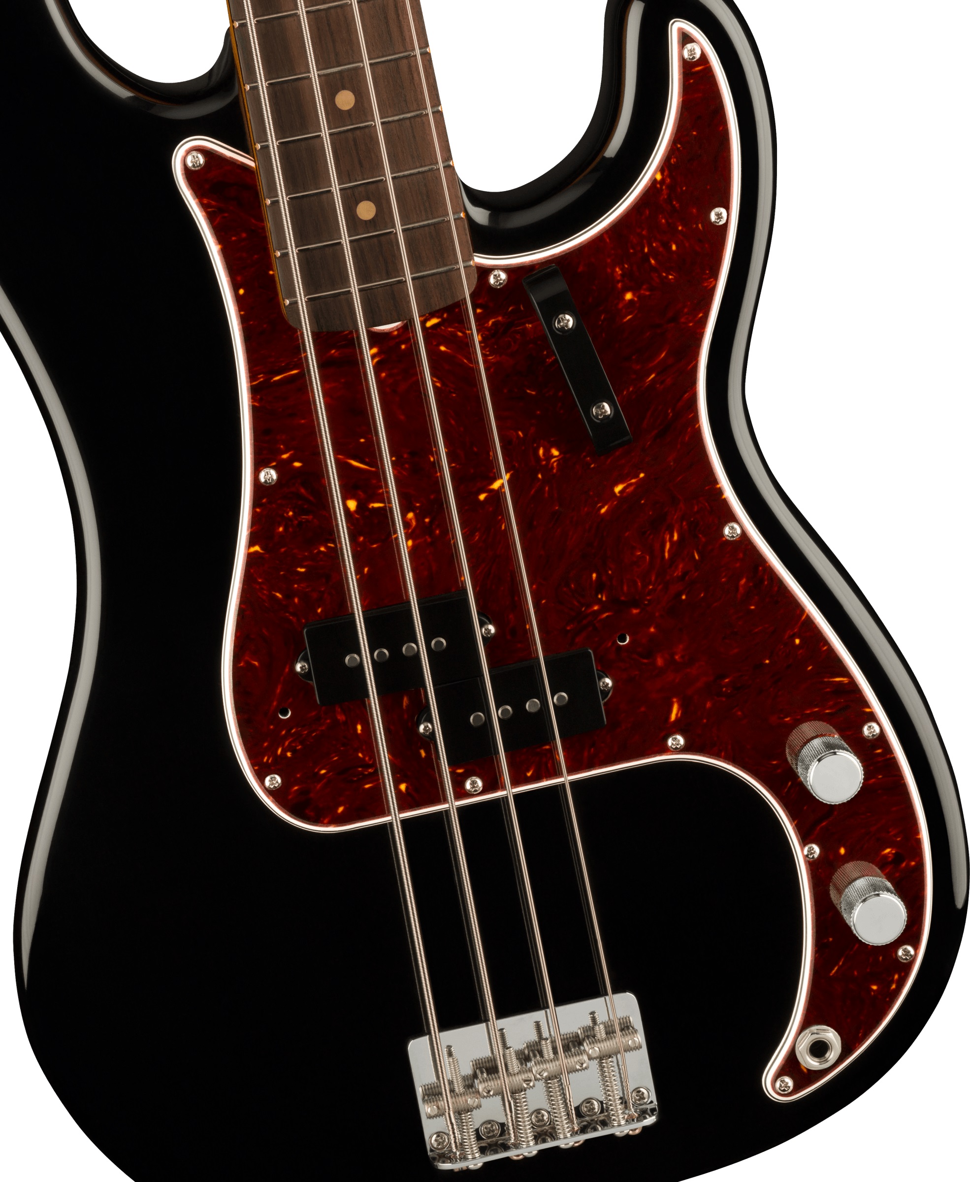 Fender American Vintage II 1960 Precision Bass Rosewood Fingerboard Black - Image 4