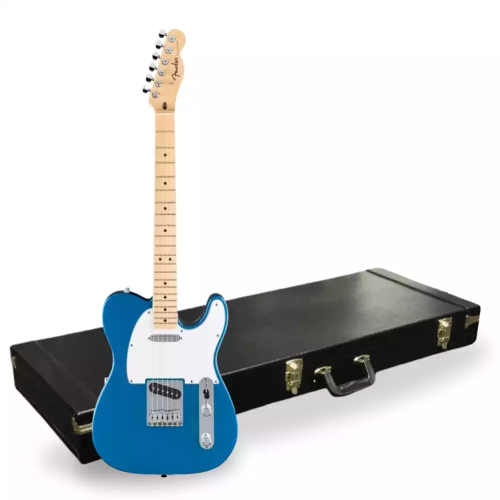 Fender Standard Telecaster Aqua Marine Metallic + Hard Case