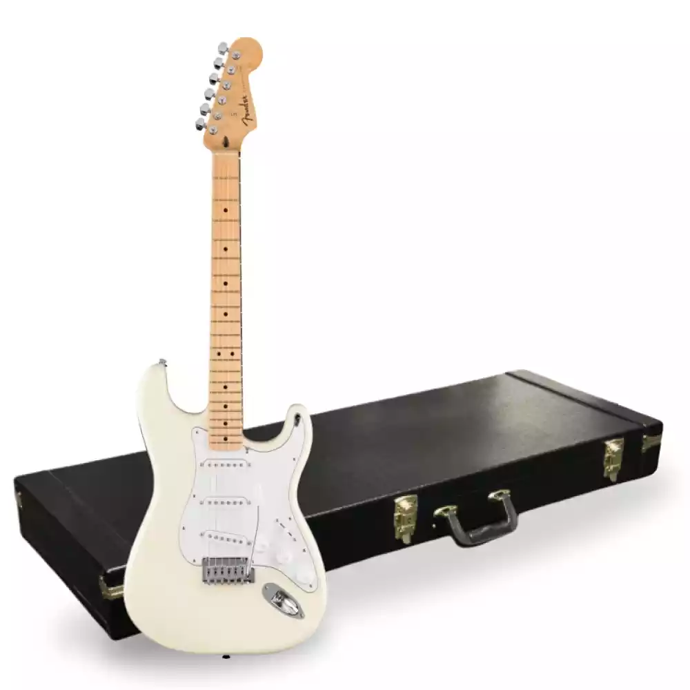 Fender Standard Stratocaster Olympic White + Hard Case