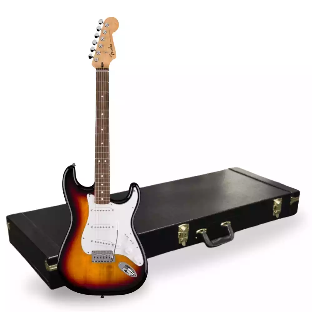 Fender Standard Stratocaster 3-Color Sunburst + Hard Case