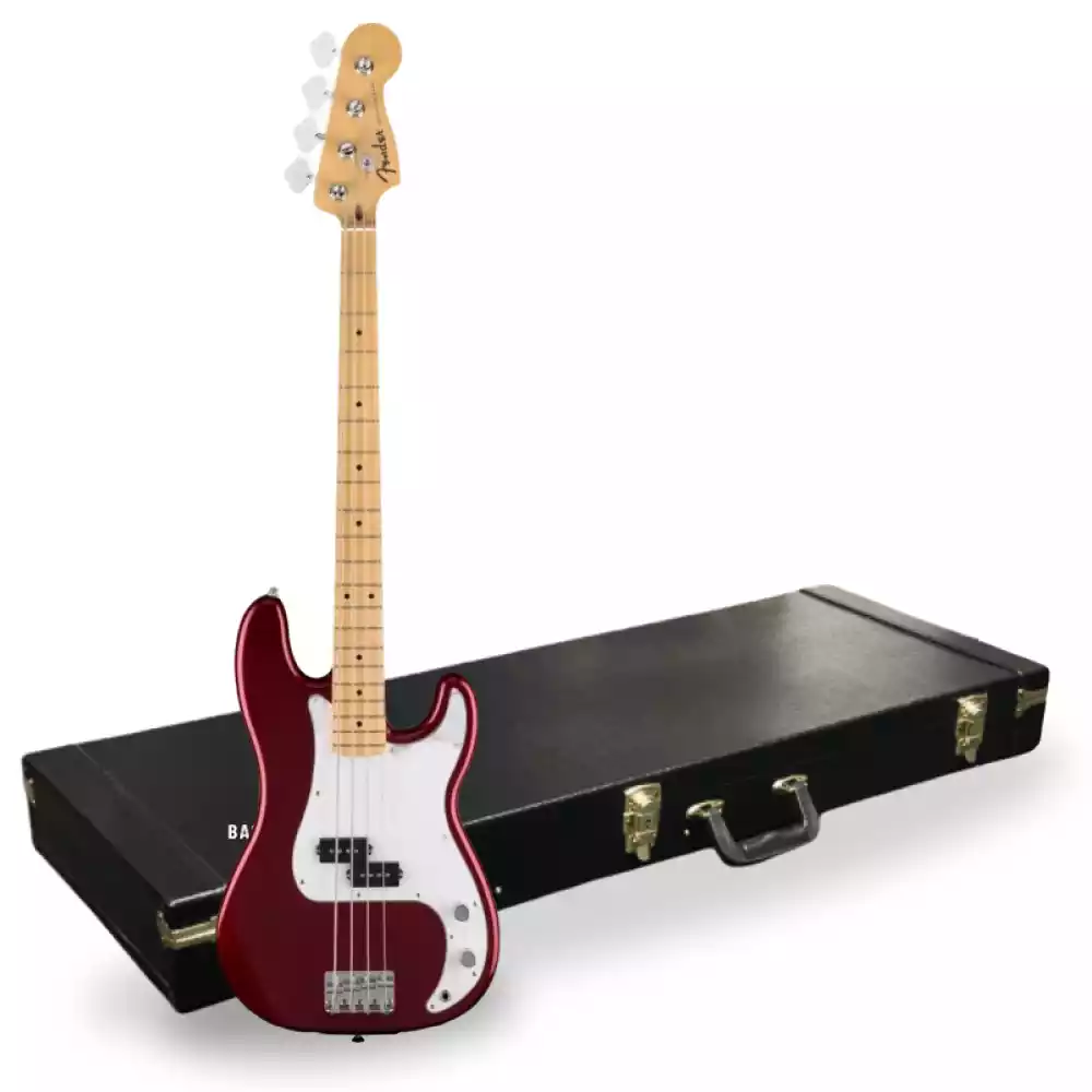Fender Standard Precision Bass Candy Cola + Hard Case