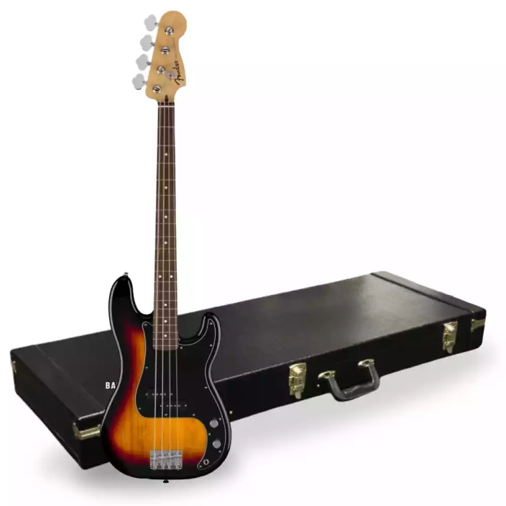 Fender Standard Precision Bass 3-Color Sunburst + Hard Case