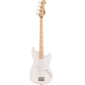 Squier Sonic Bronco Maple Fingerboard Bass - Arctic White