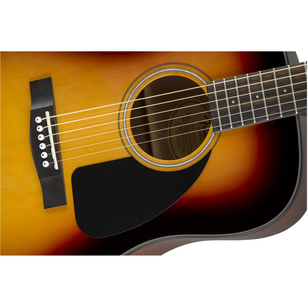 Fender CD-60 Acoustic Dreadnought Guitar V3 Sunburst - Image 6