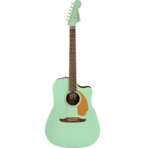 Fender Redondo Player Acoustic Electric Guitar Surf Green