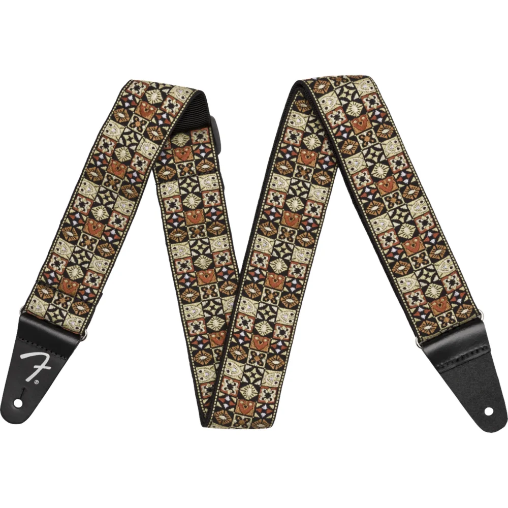 Fender Festival 2 Inch Guitar Strap Tan Mosaic