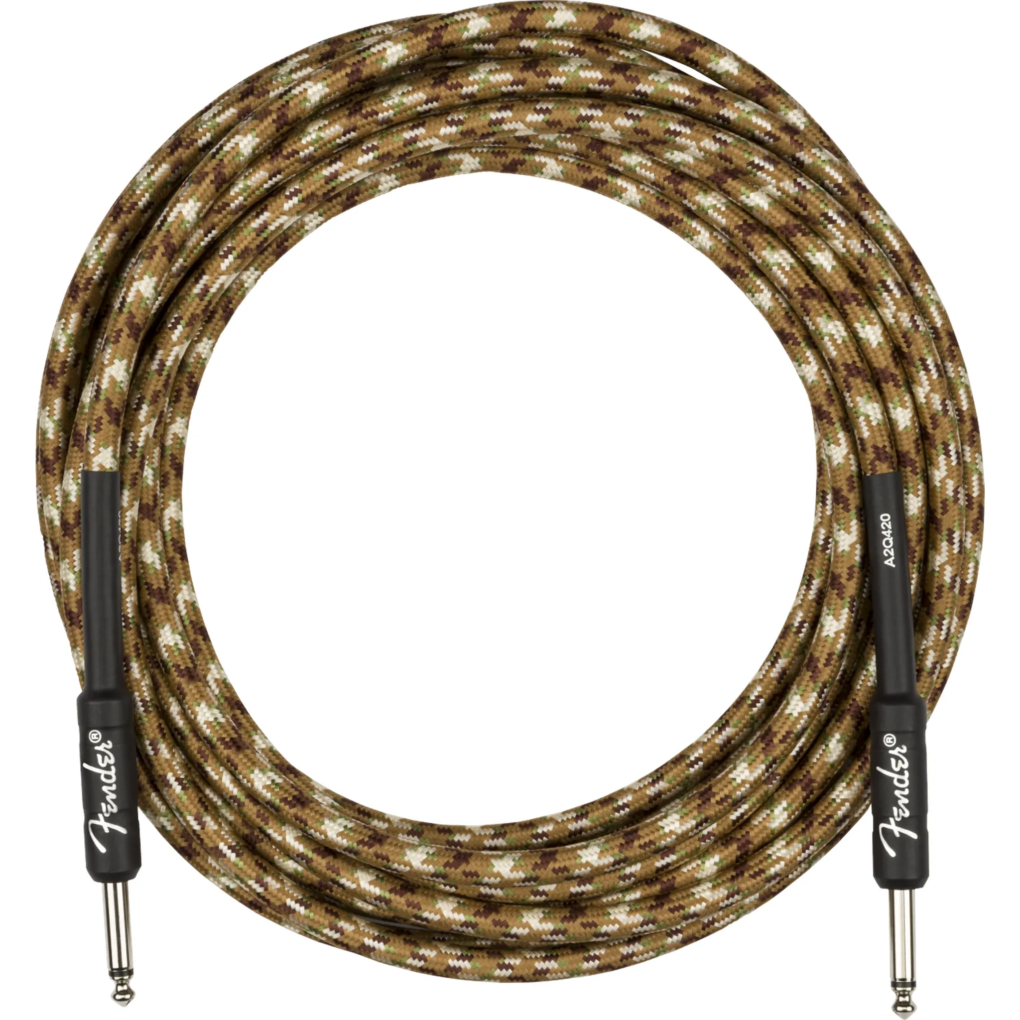 Fender Professional Series Instrument Cable - Desert Camo 18.6ft