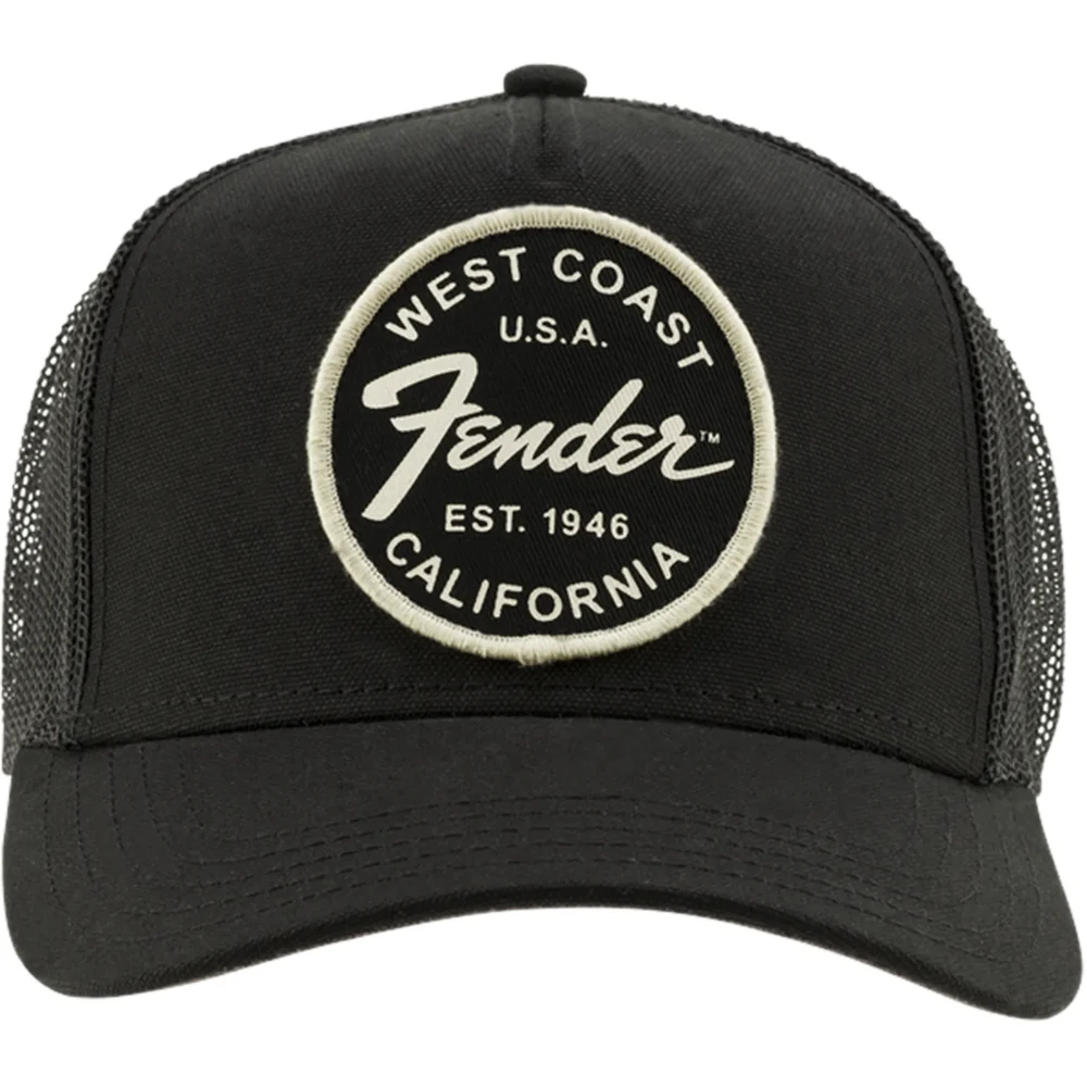 Fender West Coast Trucker Hat Black