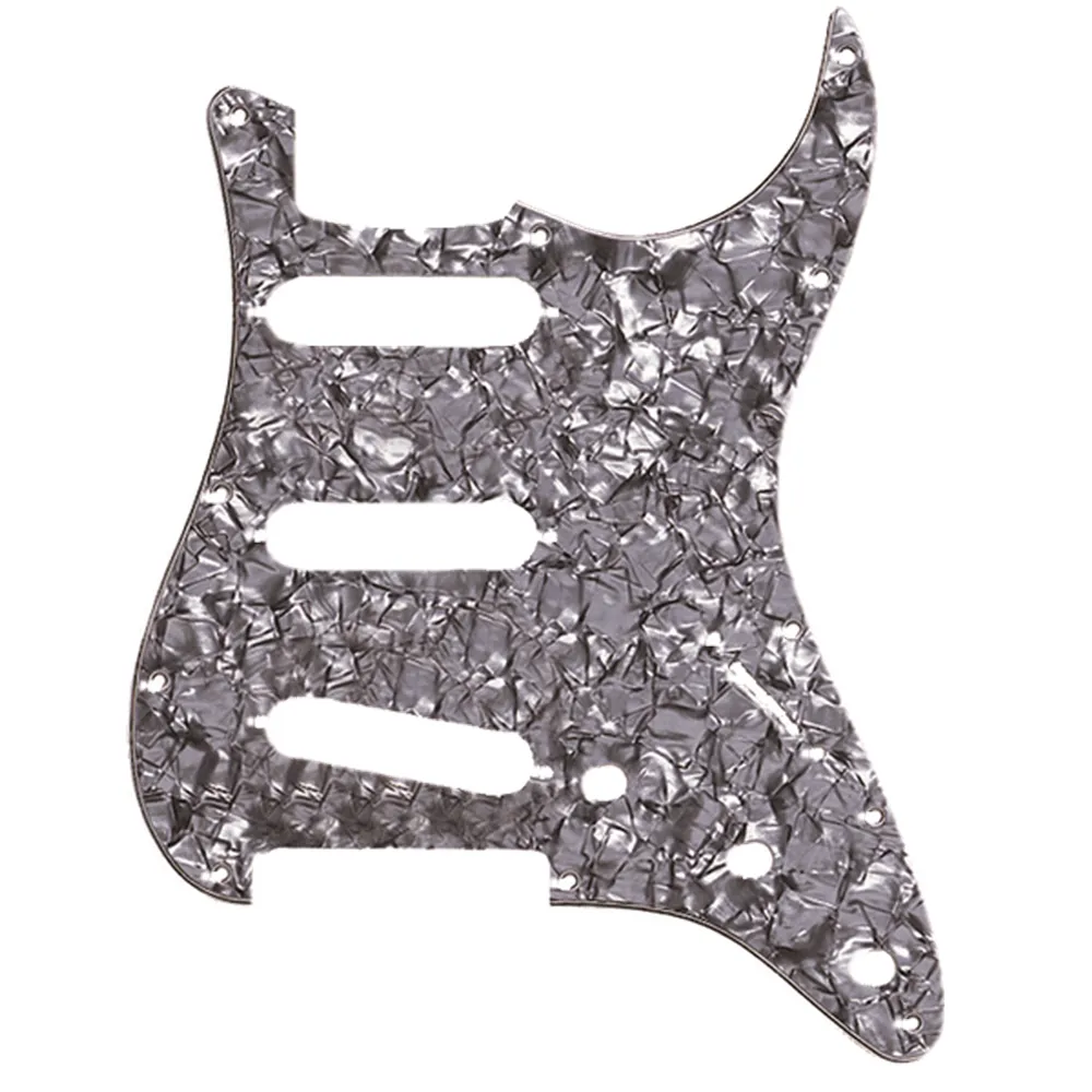 Fender Pickguard Stratocaster S/S/S 11-Hole Mount Black Pearl 3-Ply