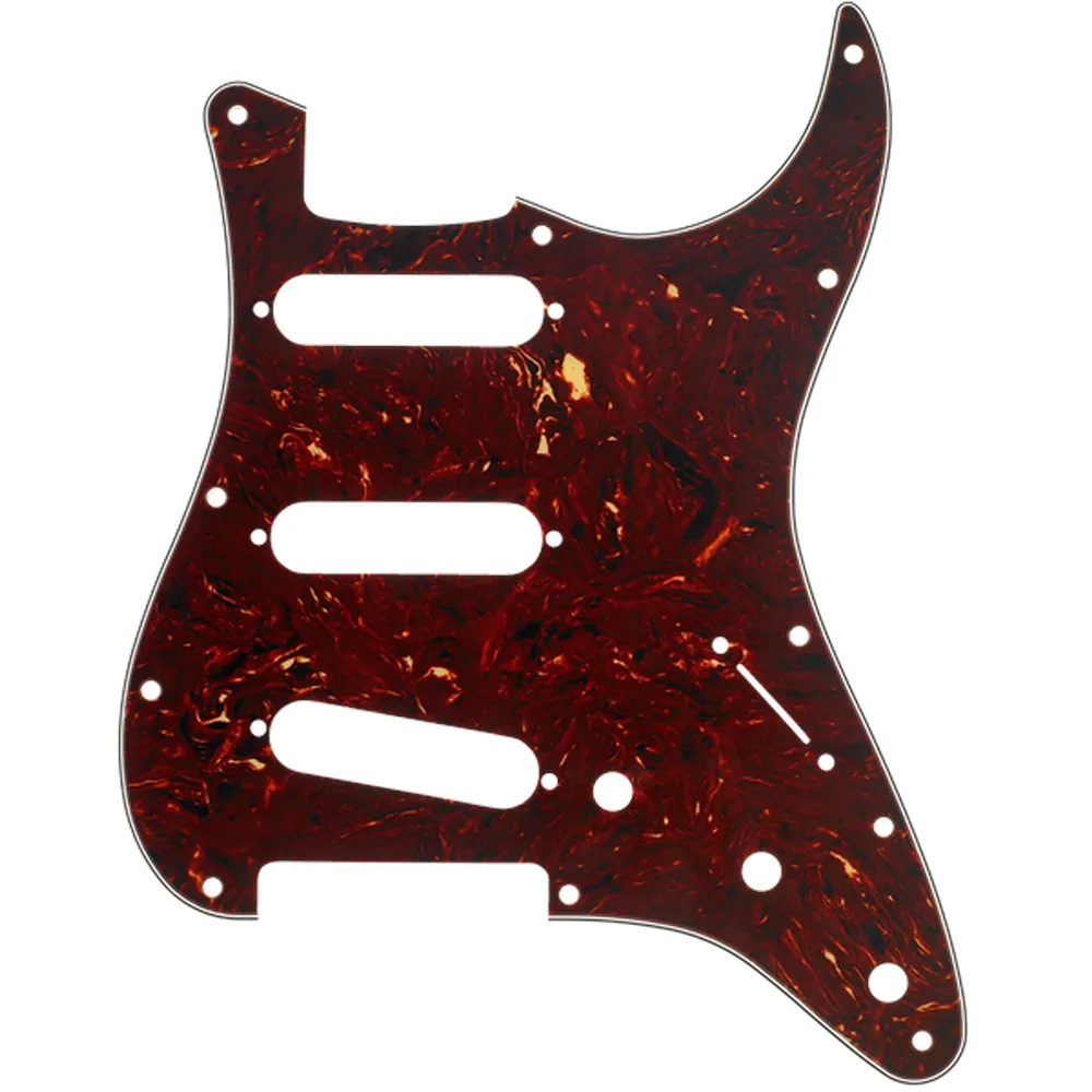 Fender Pickguard Stratocaster S/S/S 11-Hole Mount Tortoise Shell 3-Ply