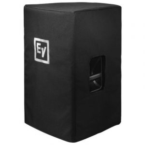 Black Speaker Cover with Padding and EV Logo for EKX15 Speaker