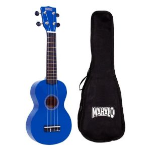 Mahalo MR1 Soprano Ukulele Blue With Gig Bag