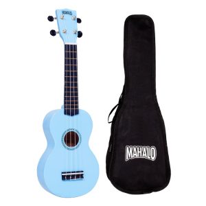 Mahalo MR1 Soprano Ukulele Light Blue With Gig Bag