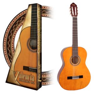 Valencia 1/2 Classical Nylon Guitar Natural