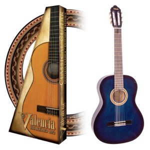 Valencia 1/2 Classical Nylon Guitar Blue