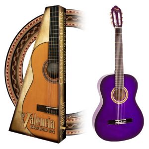 Valencia 1/2 Classical Nylon Guitar Purple