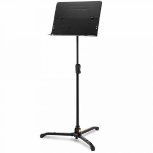 Hercules BS301B Music Book Sheet Orchestra Stand Foldable Desk with Swivel Legs