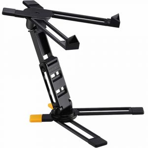 Hercules DG400BB Laptop DJ Stand Foldable Height Adjustable