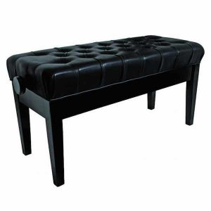 Xtreme KTW16 Duet Height Adjustable Piano Wooden Bench Stool