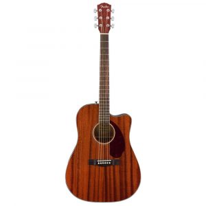 Fender CD-140SCE Dreadnought Solid Top Acoustic Electric All Mahogany with Case