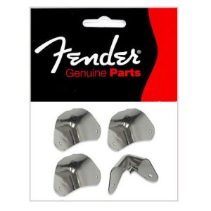 Fender Amp Corner Set Pure Vintage 2 Screw Mount Amplifier Corner Nickel Set of 4