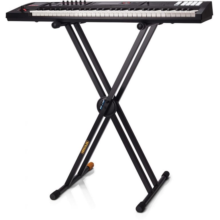 Hercules KS120B Ez Lock Double Braced Keyboard Piano Stand Bashs Music