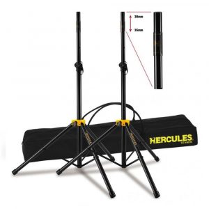 Hercules SS200BB Speaker Stand Package with Speaker Stand Bag