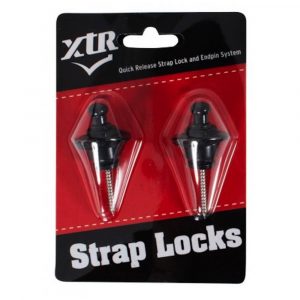 XTR GPX01B Strap Lock Set Spring Loaded Straplock Black