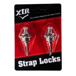 XTR GPX01C Strap Lock Set Spring Loaded Straplock Chrome