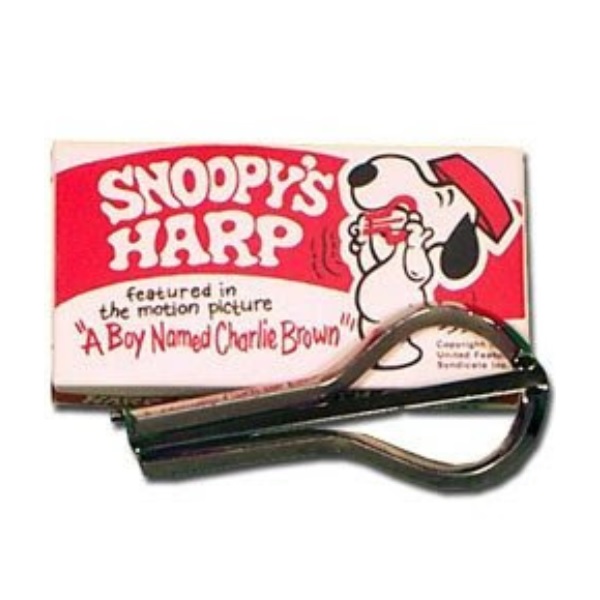 Snoopy Sturdy Deluxe Chrome Plated Harp with Tempered Steel Tongue Bashs Music