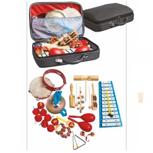 MP - 17 Piece Deluxe Percussion Set Complete with Heavy Duty Hard Case