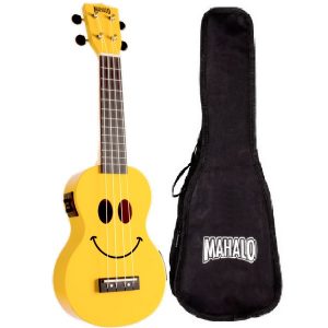 Mahalo Art Series Soprano Ukulele with Pickup Yellow