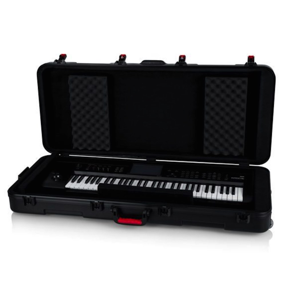 Gator GTSAKEY61 61note Keyboard Case w/ Wheels Bashs Music