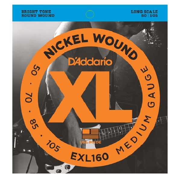 Daddario EXL160 Nickel Wound Bass Medium 50-105 Long Scale