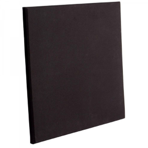 On Stage Acoustical Wall Treatment Panel in Black High Density Class A-Fire Rated Acoustical Fiberglass Pack 10