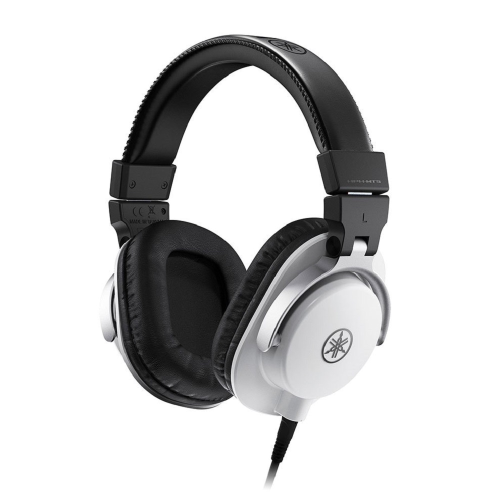 Yamaha HPH-MT5W Studio Monitor Headphones White
