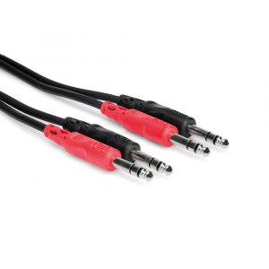 Hosa CSS202 2M Dual 1/4 in TRS to Same