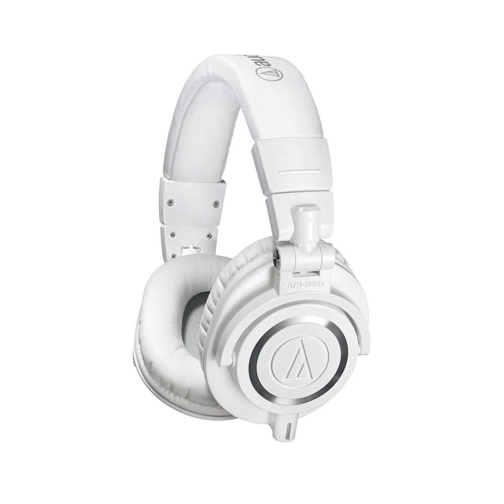 Audio Technica ATH-M50X Professional Studio Monitor Headphones White