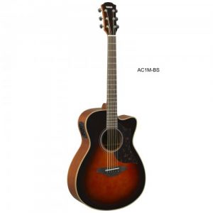 Yamaha AC1MBS Concert Body Cutaway Guitar High Comfort Neck