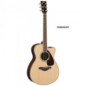 Yamaha FSX830C Acoustic Electric Solid Spruce Top Natural Guitar