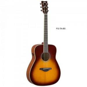 Yamaha TransAcoustic Dreadnought Acoustic Electric Brown Sunburst