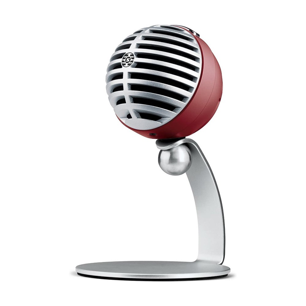 Shure MV5 MOTIV iOS Digital Condenser Microphone Red Bashs Music