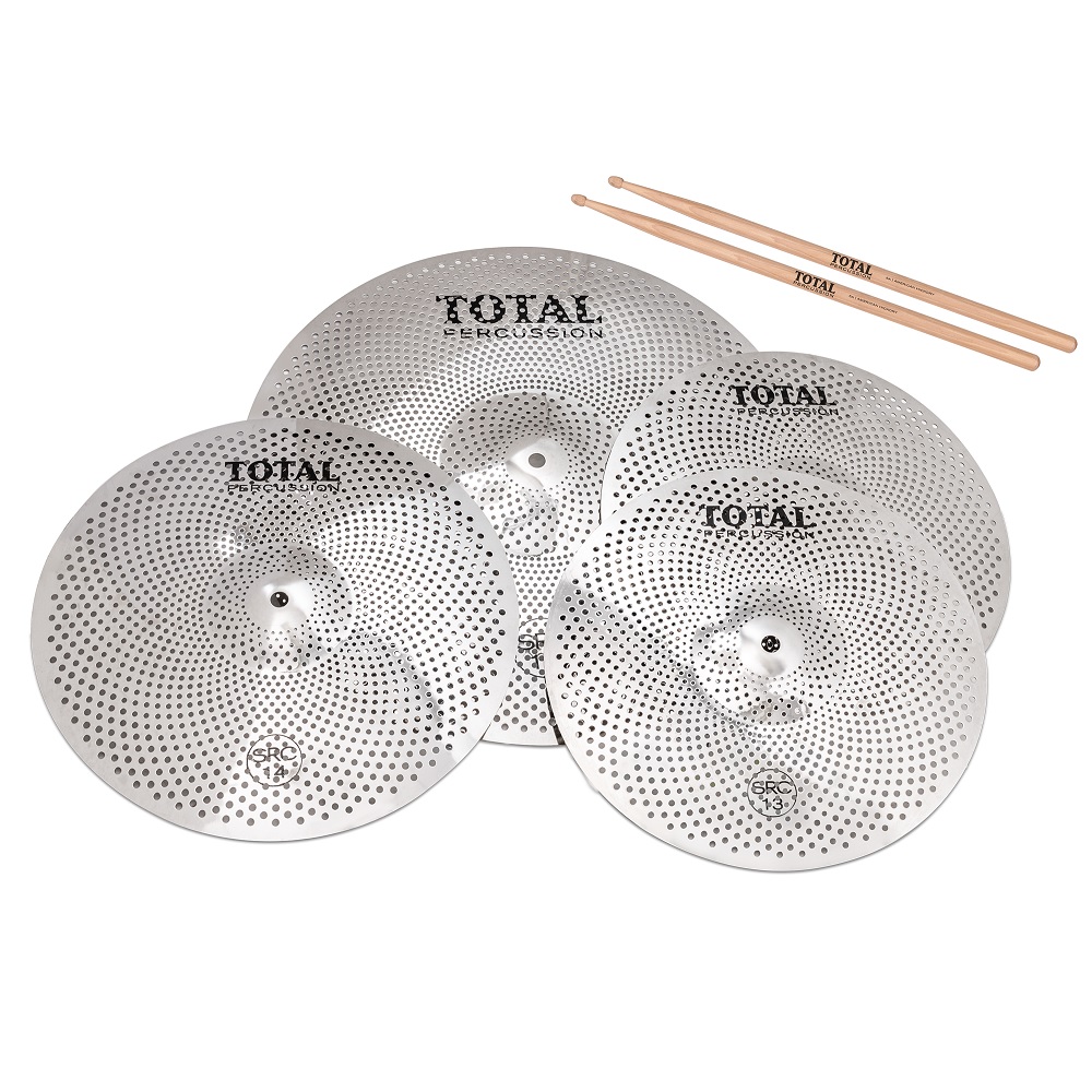 Total Percussion Sound Reduction Low Volume Cymbals SRC45 Bashs Music