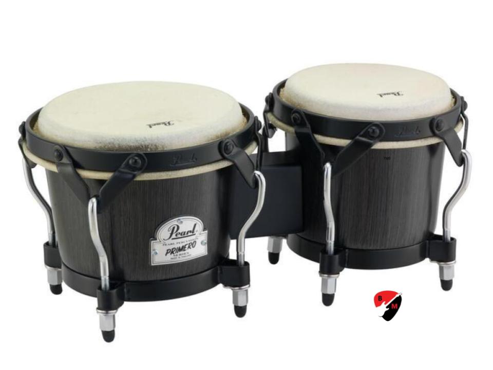 Pearl Primero Pro Bongos 6" & 7" PFB-100 Ebony