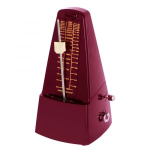 Hemingway WHM01 Pyramid Style Mechanical Metronome Red